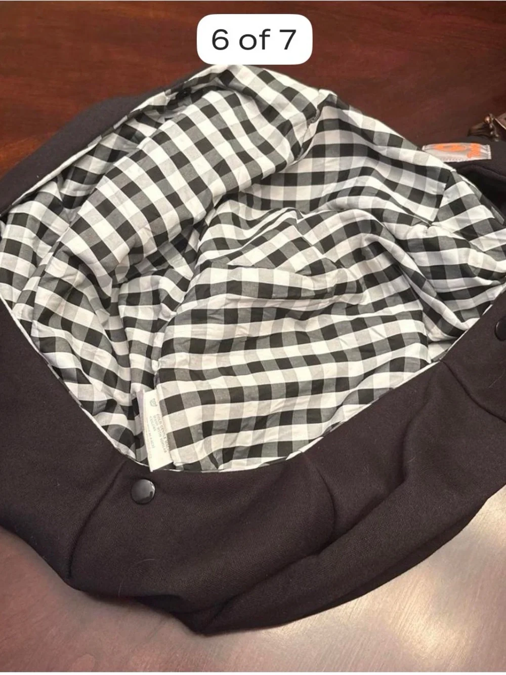 Black Fabric Dog Sling - Hands-Free